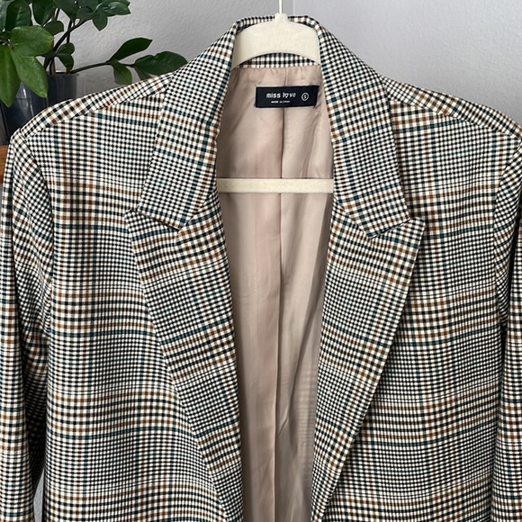 Plaid Blazer - Small - Picture 3 of 5